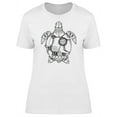 thumbnail image 1 of Robot Mechanical Turtle Animal T-Shirt Women -Image by Shutterstock, Female Small, 1 of 2