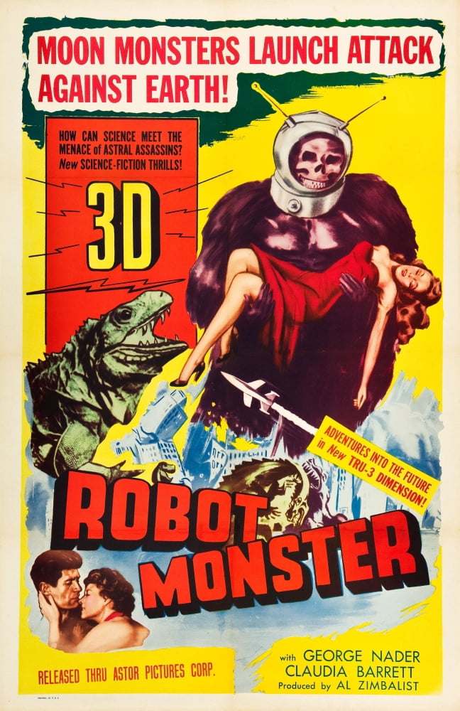 Robot Monster Canvas Art - (11 x 17)