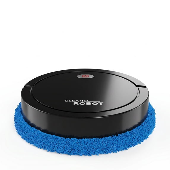Robot Mop for Home Use, Automatic Floor Mopping Robot with Wet and Dry Mopping, Usb Charging Cordless Mopping Robot, Self Navigation with Gyroscope, Slim Design for Household Floor Cleaning