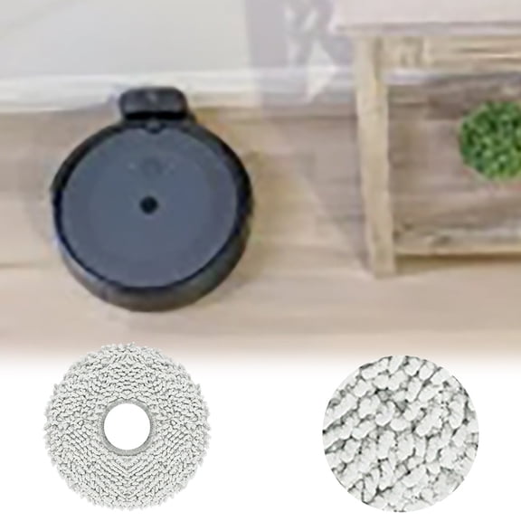 Robot Mop Pad Reusable Washable Microfiber Cleaning Cloth for Smart Floor Accessories