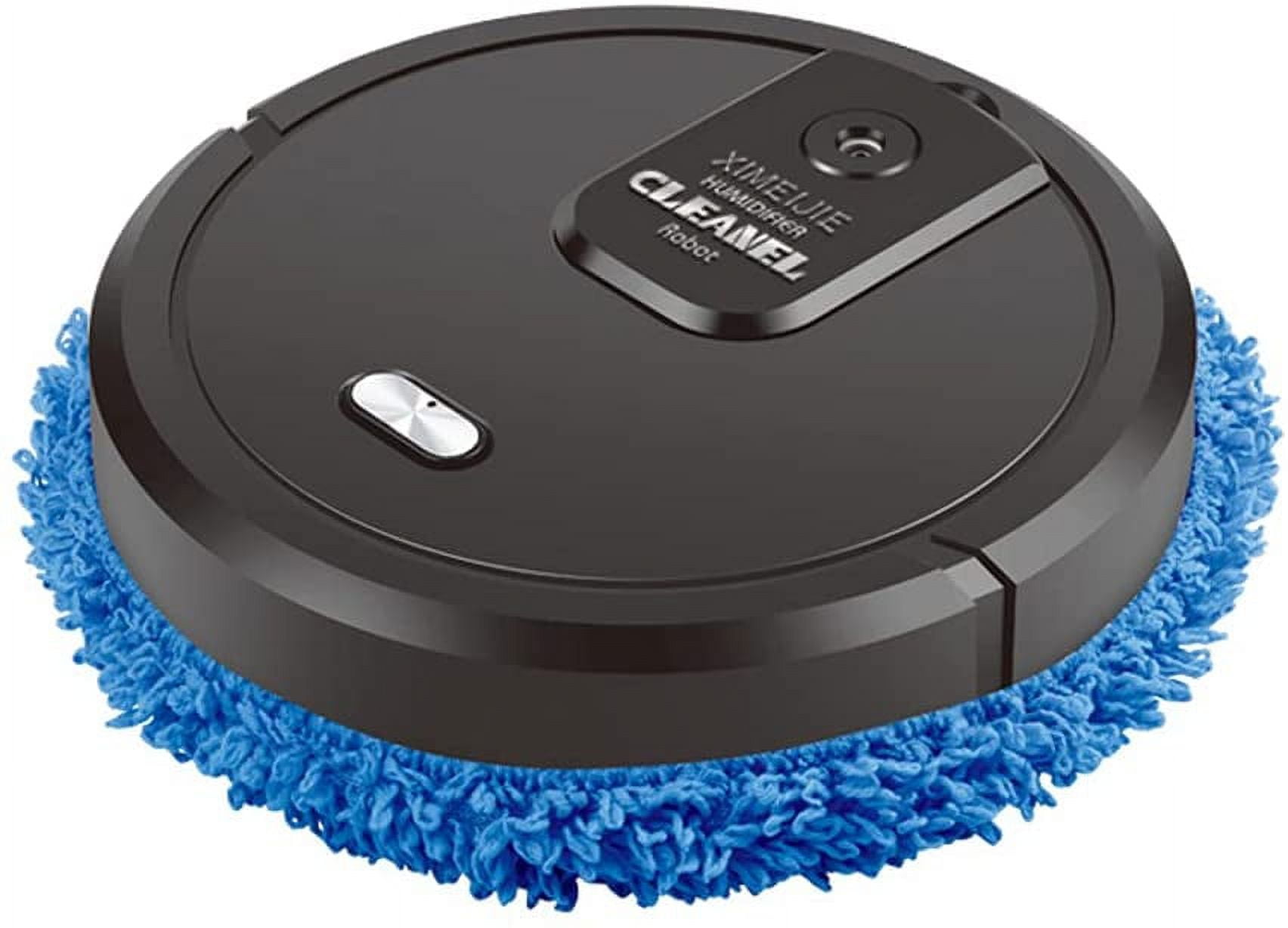 Robot Mop with Self-Emptying Base, 60min Cleaning, 360° Full-Surround Wipe Smart Robot Vacuum Cleaner Sweeping Mopping Smart Mop with Humidifying Function, Wet and Dry Available