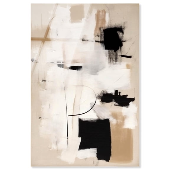 Robot Pieces Dreamy II High-Gloss Frameless Acrylic Glass Wall Art Boho Abstract by Art Remedy, Ready to Hang, 10 x 15