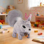 Robot Squirrel Electric Plush Toys Interactive Stuffed Animals Plush Toy Lifelike Animated Squirrel C - One Size