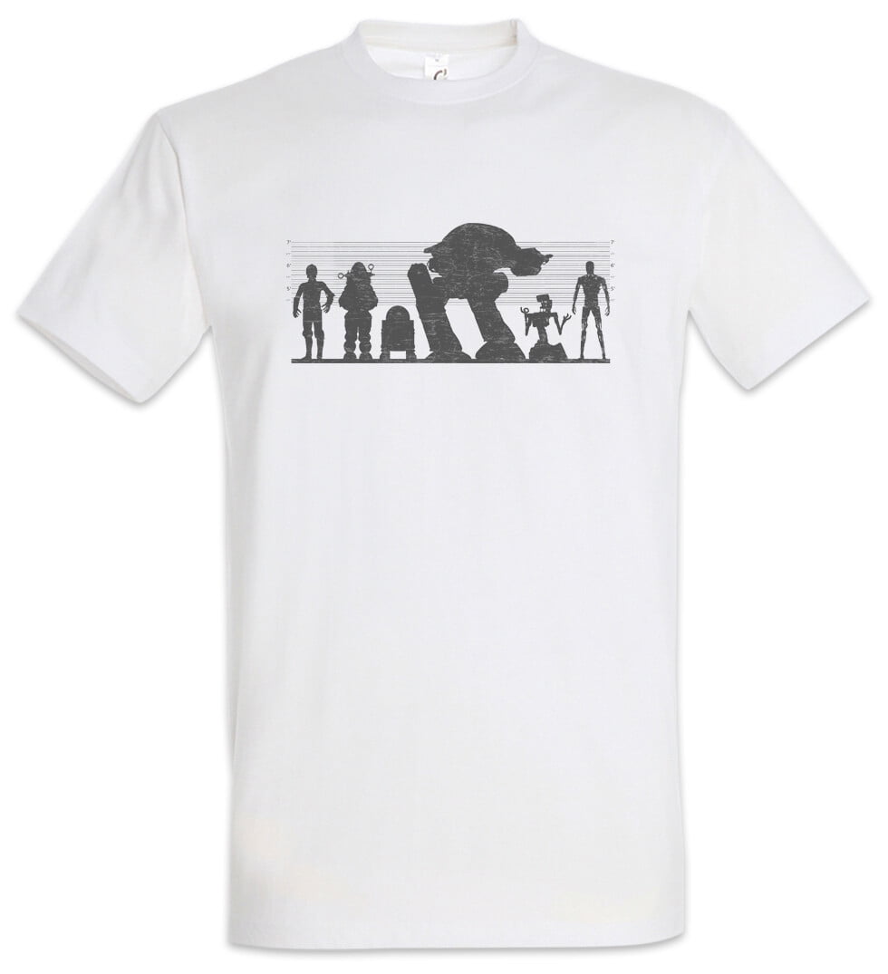 Camiseta Divertida Hombre Robot-lución