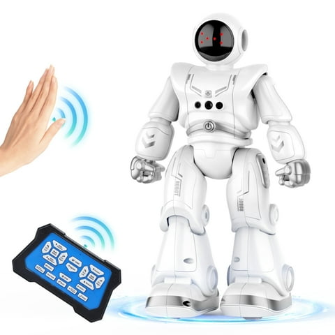 Robot Toy for Kids, Remote Control Toy with Programmble, Gesture Sensing, Early Childhood Education, Interactive Singing Dancing Robot for Age3 4 5 6 7 8 Year Old Boys and Girls