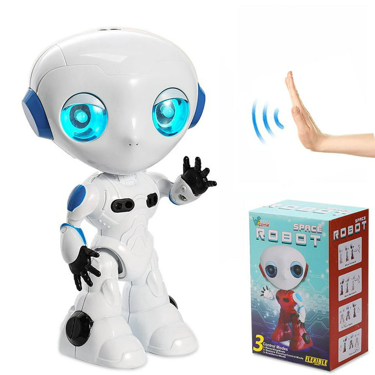 Robot Toy - Smart Interactive Robot Toy for Kids Toddlers with Talking  Recording and Gesture Sensing Mini Robots Travel Toys for Stocking Stuffers  for