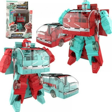 Robot Toys Vehicle Set Toys Vehicles Transform into Robot for Kids Toys for 6 7 Year Old Boys Kids Building Toys