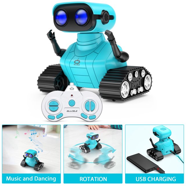 Robot Toys for Children, Rechargeable Remote Control RC Robots, Intelligent Dancing Electronic