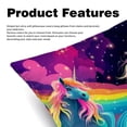 thumbnail image 1 of Robot Unicorn Attack Covers Set of 2 with Unique Patterns for Bed, Chair Pillow Covers, Decorative Pillows - Available in 16x16, 18x18, 20x20 Inchesfor Various Occasions, 1 of 5