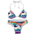 thumbnail image 1 of Robot Unicorn Attack Detachable Sponge Adjustable Strap Bikini Set Two-Pack, Great for All Scenes, One-Piece Swimsuits, Swim Suits, 1 of 6