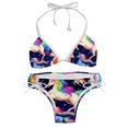 thumbnail image 1 of Robot Unicorn Attack Detachable Sponge Adjustable Strap Bikini Set Two-Pack - Ideal for Beach, Pool, Vacation, 1 of 6