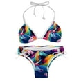 thumbnail image 1 of Robot Unicorn Attack Detachable Sponge Adjustable Strap Bikini Set Two-Pack, Ideal for Beach and Pool Parties, 1 of 6
