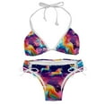 thumbnail image 1 of Robot Unicorn Attack Detachable Sponge Adjustable Strap Bikini Set, Two-Pack Swim Suits for Versatile Swim Wear Looks, 1 of 6