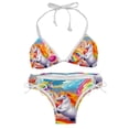 thumbnail image 1 of Robot Unicorn Attack Detachable Sponge Adjustable Strap Bikini Set Two-Pack - Swimwear for Two, Beach Vacation Essentials!, 1 of 6