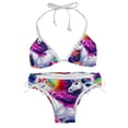 thumbnail image 1 of Robot Unicorn Attack Detachable Sponge Adjustable Strap Bikini Set Two-Pack for Any Summer Scene, 1 of 6