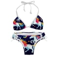 thumbnail image 1 of Robot Unicorn Attack Swimsuit Women Bikini Sets, Detachable Sponge Adjustable Strap Swim Suits, Two-Pack- Beachwear Pool Party Summer Vacation, 1 of 6