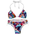 thumbnail image 1 of Robot Unicorn Attack Women's Bikini Set with Detachable Sponge and Adjustable Strap, Two-Pack, Ideal for Beach and Pool, One-Piece Swimsuits Swimwear Swimsuits, 1 of 6