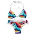 thumbnail image 1 of Robot Unicorn Attack Women's Bikini Set with Detachable Sponge, Adjustable Strap, Two-Pack, Swim Suit, One-Piece Swimsuits, Ideal for Beach and Pool Parties, 1 of 6