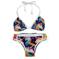 thumbnail image 1 of Robot Unicorn Attack Women's Swimsuit Bikini Set, Detachable Sponge, Adjustable Strap, 2-Pack, Swim Suits, 1 of 6