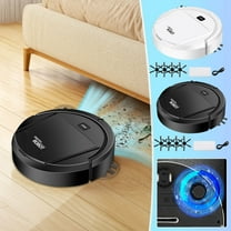 Robot Vacuum Cleaner under $5! Yannianjz Robot Vacuum and Mop 3 in 1, Wi-Fi App Control Self Charging Robotic Cleaner, Automatic Sweeping Mopping for Hardwood Floor, Scheduled Cleaning