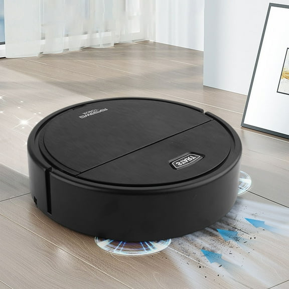 Robot Vacuum Cleaner Under $5! Yannianjz Smart Mini Robot Vacuum, Sweeper and Mop Combo, Can Climb Low Obstacles, Small Household Appliance, Automatic Cleaning, for Hard Floors, Carpets, Pet Hair