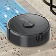 thumbnail image 1 of Robot Vacuum Cleaner, 7x2.2inch 2-in-1 Sweeping and Mopping Robot, Long Battery Life, Strong Suction, USB Charging Cable, One-Click Start, for Cleaning Floors,Carpet(Black), 1 of 6