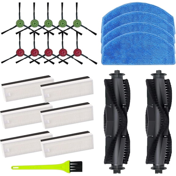 Robot Vacuum Cleaner Accessories Kit, Compatible with Tikom G8000, G8000 Pro, Honiture G20, Laresar Evol 3, Evol 3S, 22 Piece Set