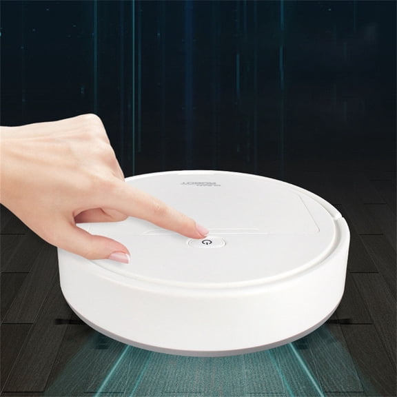Robot Vacuum Cleaner, Automatic Rechargeable Robotic Vacuum for Hard Floors and Pet Hair