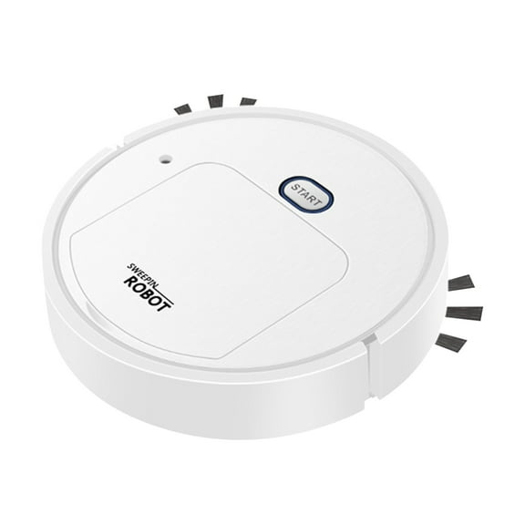 Robot Vacuum Cleaner Automatic Sweeping Mopping Machine with Spray Humidification Strong Suction Low Noise Slim Design for Home Carpet Hard Floors 1200mAh Battery 80 Mins Work