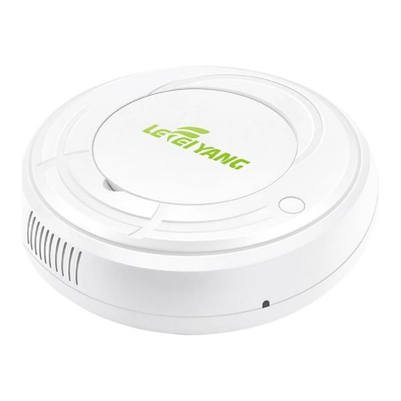 Robot Vacuum Cleaner, Smart Robotic Sweeper for Hardwood Floors & Carpets, Automatic Pet Hair Pickup, Thin Design for Under Furniture, USB Charging, Home Office Cleaning Device