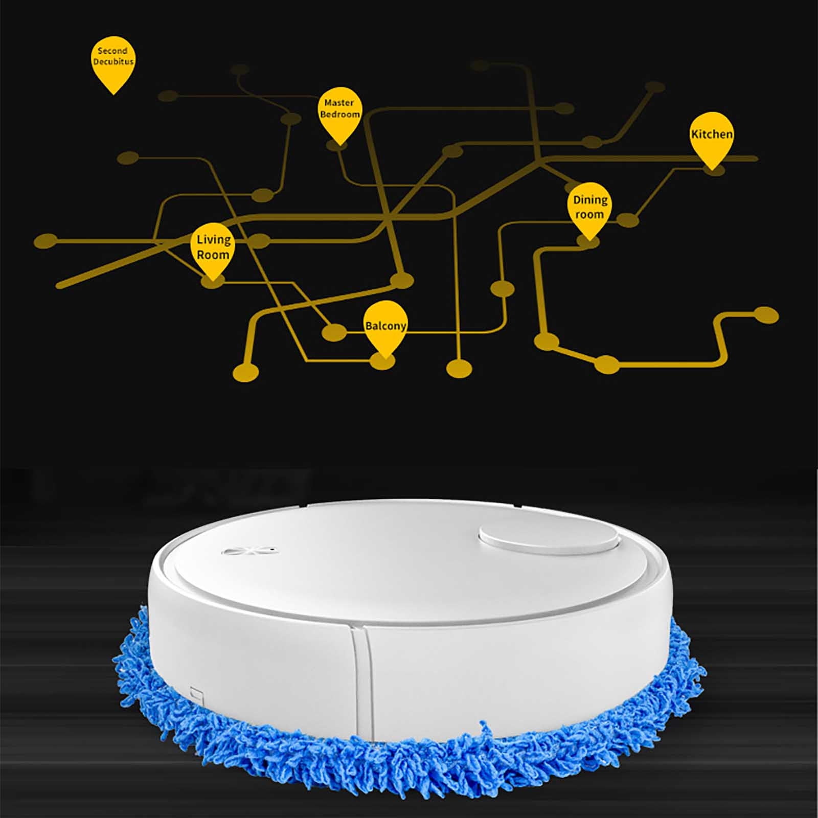 Robot Vacuum Cleaner,Robot Vacuum and Mop Combo with Schedule, 2 in 1