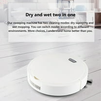 Robot Vacuum Cleaner Robot Vacuum And Mop Combo, 3 In 1 Robotic Vacuum Cleaner With Watertank/Dustbin/Brush, Blocked By Hair, Remote/App, Ideal For Hard Floor/Pet 50% 0ff Clearance!