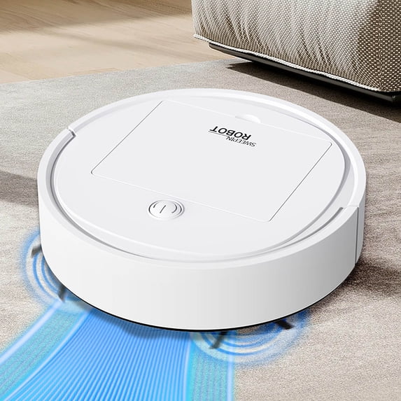 Robot Vacuum Cleaner Robot Vacuum and Mop Combo with Super Stong Suction, Personalized Cleaning Adjustments, Self-Charging Robotic Vacuum Cleaner, Advanced Obstacle Avoidance (White)