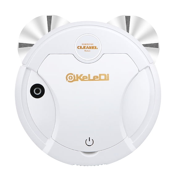 Robot Vacuum Cleaner Strong Suction, Low Noise Robotic Vacuum for Hard Floors and Carpets, Auto Sweeping, Mopping, Pet Hair Cleaning, Smart Navigation for Home, Office