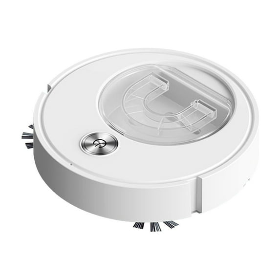 Robot Vacuum Cleaner with Transparent Dust Bin, Sweeping and Mopping Functions, 45-Min Runtime, Low Noise, Thin Body for Pet Hair and Multi-Floor Cleaning
