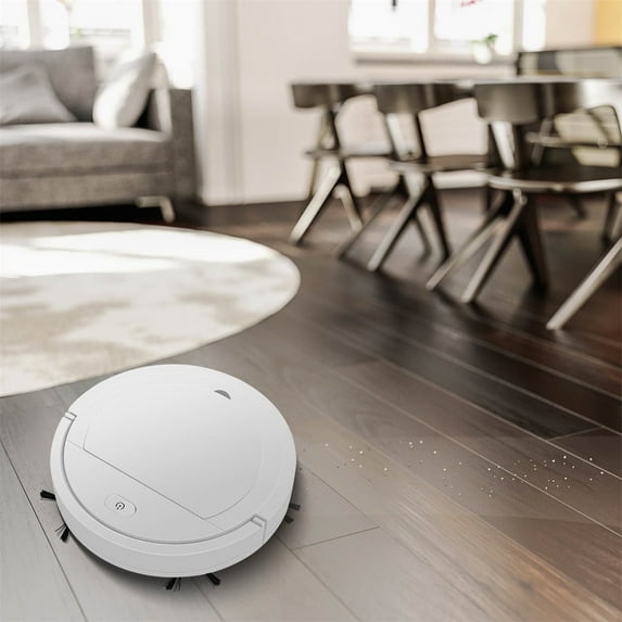 Robot Vacuum Cleaner and Mop 3-in-1 - 12.6 x 12.6 x 2.8in, Slim 1800Pa, 90-Min Runtime for Hard Floors & Under Furniture()