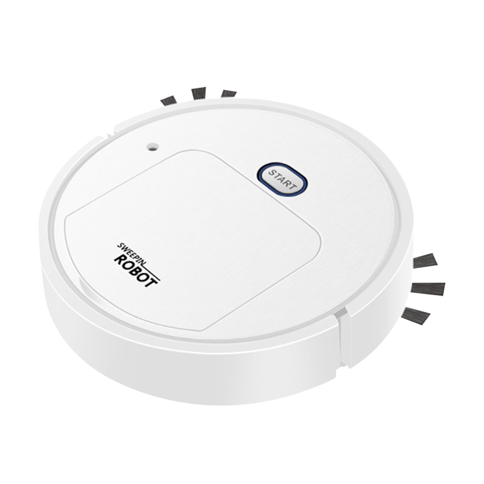 Robot Vacuum Cleaner with Strong Suction for Carpets and Hard Floors, Low-Noise Robotic Sweeper with Mopping Function, 80 Min Runtime