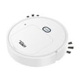 thumbnail image 1 of Robot Vacuum Cleaner with Strong Suction for Carpets and Hard Floors, Low-Noise Robotic Sweeper with Mopping Function, 80 Min Runtime, 1 of 4