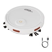 Robot Vacuum Cleaners with 1200mAh Mop and Vacuum Powerful Suction ABS Texture Low Operations