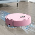thumbnail image 1 of Robot Vacuum, Intelligent Sweeping Robot 3-in-1 Robot Vacuum Cleaner Sweeping Robot, Mini Cleaning Robot Automatic Vacuum Cleaner, Ultra Slim Vacuum Mop Robot for Hard Floors Christmas Gift Pink, 1 of 6