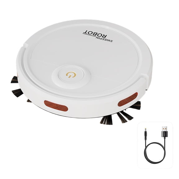 Robot Vacuum Mop Combo with USB Charging, 1200mAh Battery, Quiet ABS Design for Tight Spaces