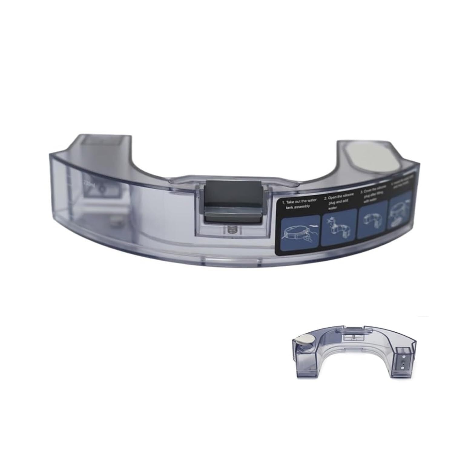 Réservoir D'eau Compatible MAMNV Pour Robot Aspirateur – Avec Chiffon, Transforme Ton Robot En Laveur