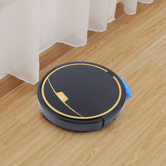 Robot Vacuum Sweeper with Water Tank, 2.17in Ultra-Thin Design & 4 Spare Brushes for Home Deep Cleaning
