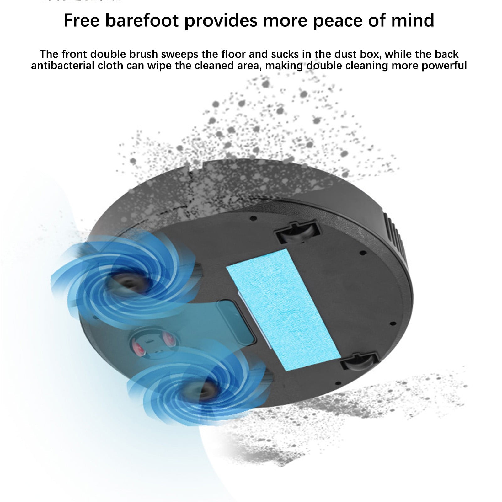 Robot Vacuum and Mop Combo, 3 In 1 Robotic Vacuum Cleaner with