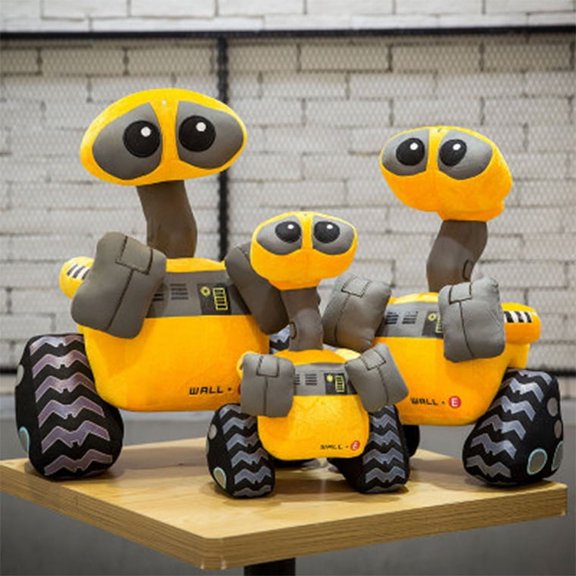 Robot WALL-E Plush Toy Space Car Stuffed Animal, Gifts for Kids, 14" Deluxe Plush