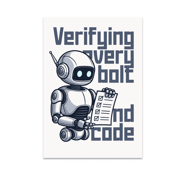Robot Wall Decor - STEM Enthusiast - 13x19 Poster Print