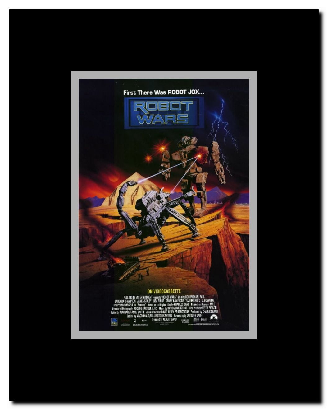 Robot Wars Framed Movie Poster