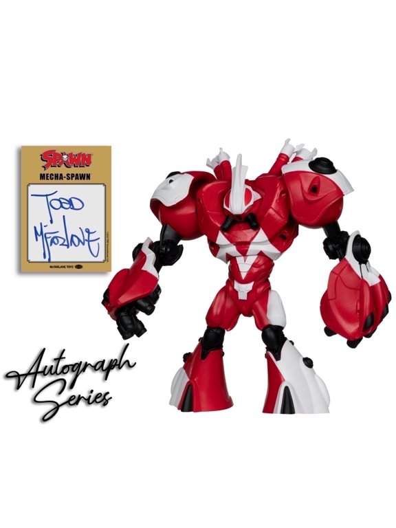 Robot Wars Spawn Todd McFarlane Autograph Series 7" Figure 30th Anniversary Gold Label - McFarlane Toys