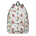 thumbnail image 1 of Robot and Wrenches White Pattern Backpack for School, Cute School Bag with Adjustable Shoulder Straps and Padded Back, 15.7"x11.8"x5.5", 1 of 5