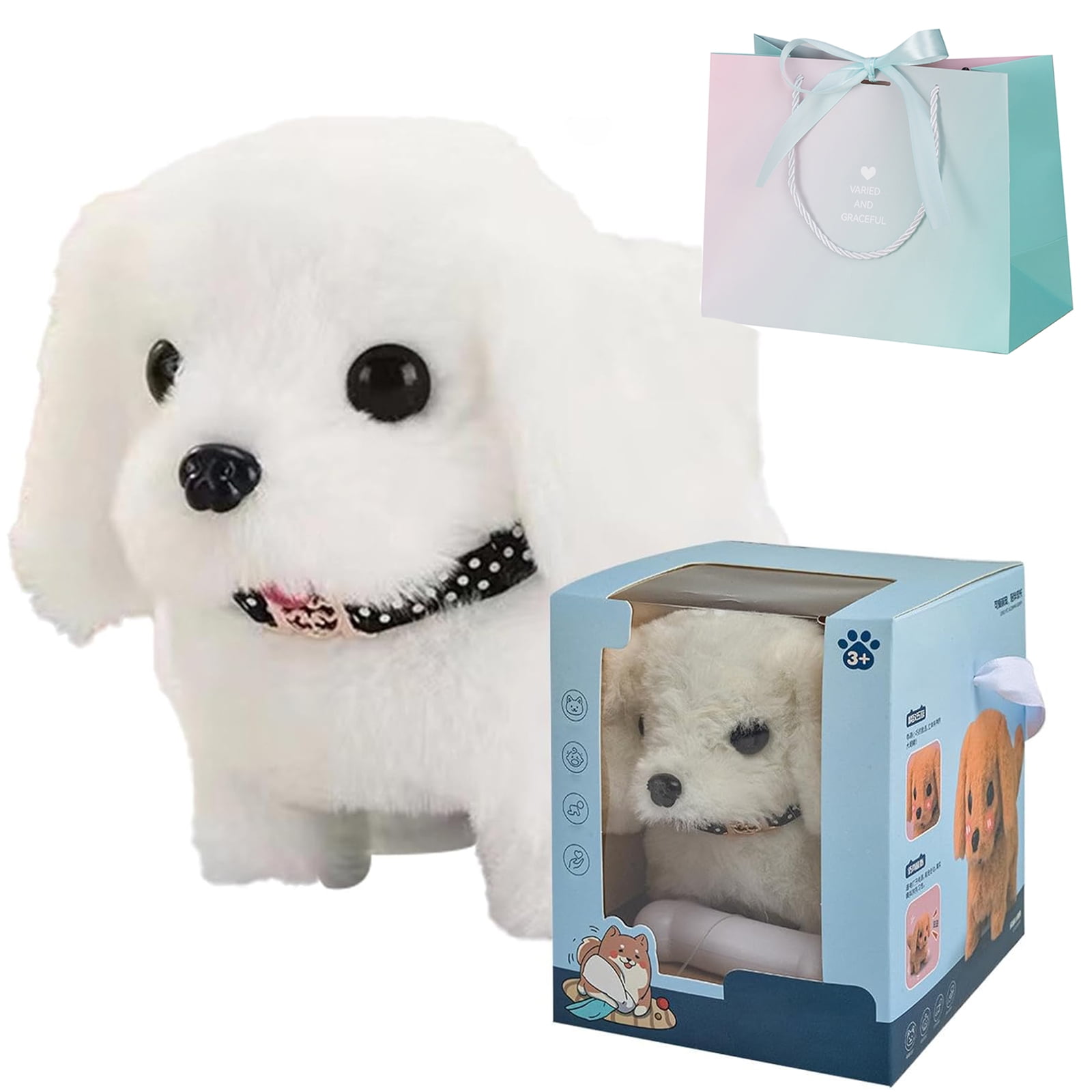 Robot Puppy Realistic That Acts Like A Real Puppy - Dog Plush ...